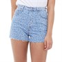 Levi's Dames Ribcage Denim Short Vervaagd Lichtblauw