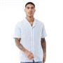 Levi's Heren Cubano Overhemd met Korte Mouwen Gebroken Wit
