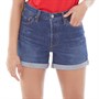 Levi's Damskie 501® Denimowe Szorty Mid Niebieski
