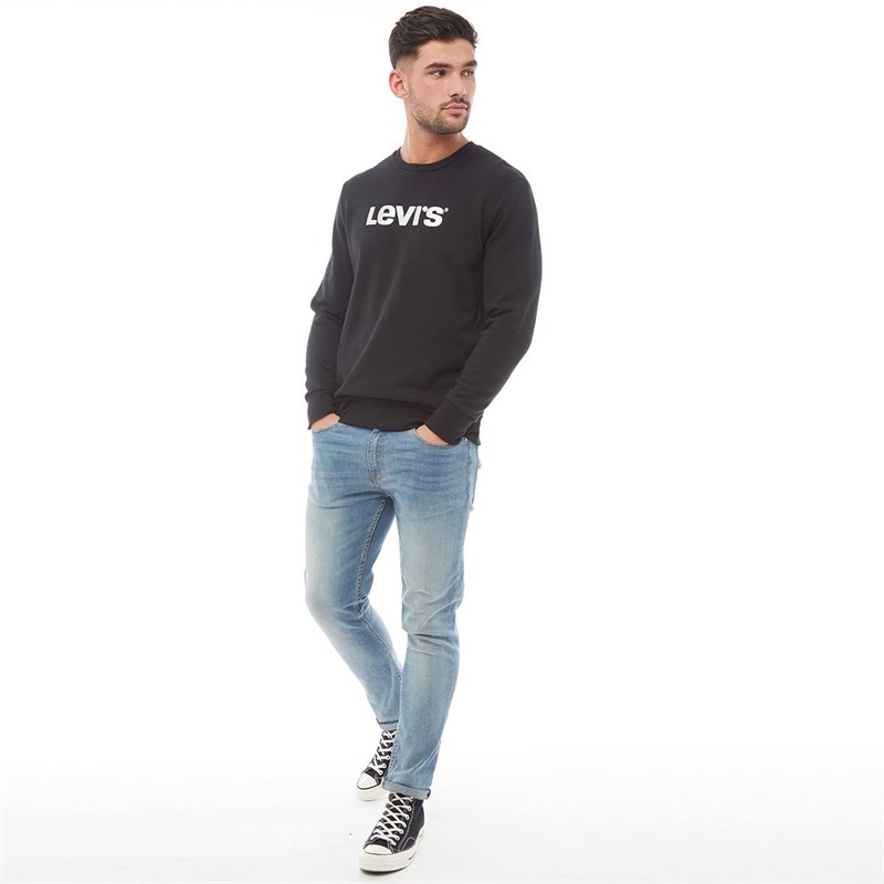 Levi's Heren Graphic Sweater Zwart