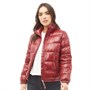 Levi's Damskie Francine Kurtka Puffer Ciemny Bordowy