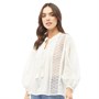 Levi's Haut Hannah Femme Blanc