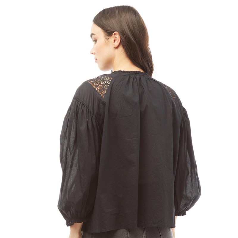 Levi's Womens Hannah Top Electric Check Combo #1 Caviar