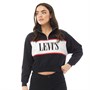Levi's Damen CB Logo Sweatshirt Schwarz