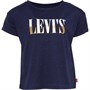 Levi's Girls Drop Shoulder T-Shirt Medieval Blue Heather