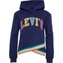 Levi's Junior Cross Over Hoodie Medieval Blue