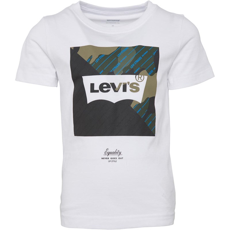 Buy Levi's Junior Boys Graphic TShirt White