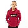 Levi's Boys Chenille Batwing Hoodie Chili Pepper/Camo