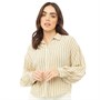 Levi's Dames Margot Overhemd met Lange Mouwen Gestreept
