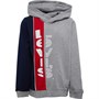 Levi's Infant Striped Hookup Po Hoodie Grey Heather