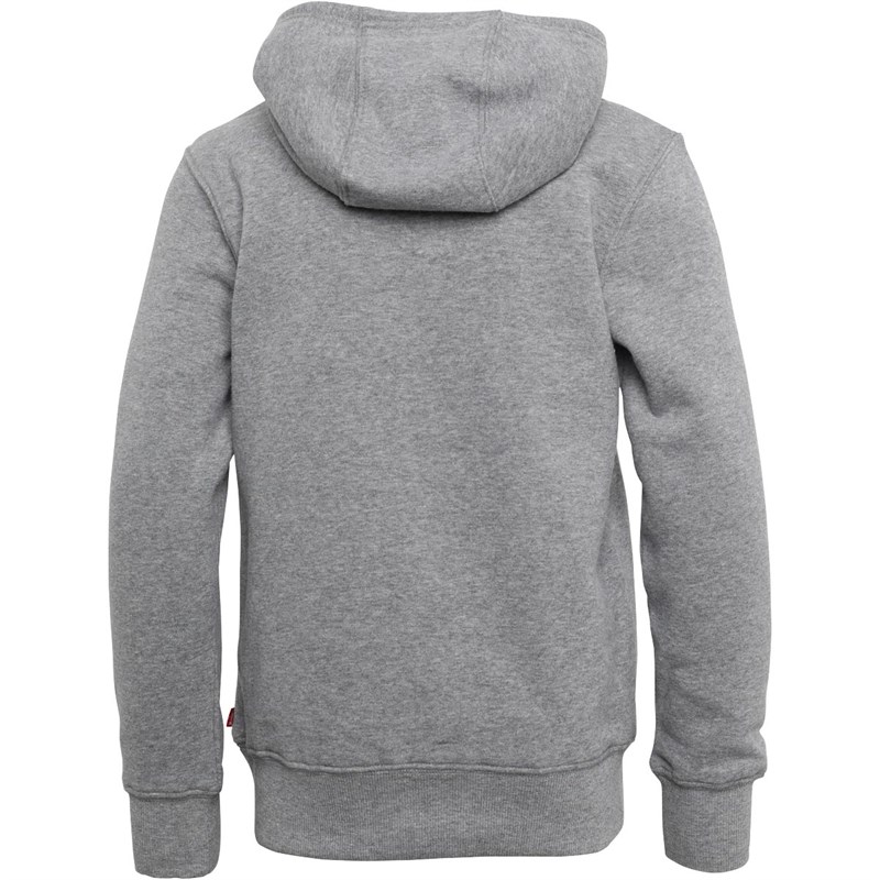 Levi's Boys Rib Pullover Hoodie Dark Grey Heather