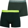 Levi's Mens Injected Slub Neon Boxer Briefs Two Pack Neon Yellow