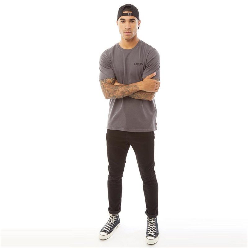 Levi's Mens Short Sleeve Relaxed Fit T-Shirt Blackened Pearl