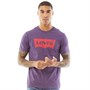 Levi's Heren Housemark Graphic T-Shirt Paars