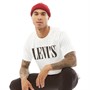 Levi's Heren Relaxed Graphic T-Shirt Wit