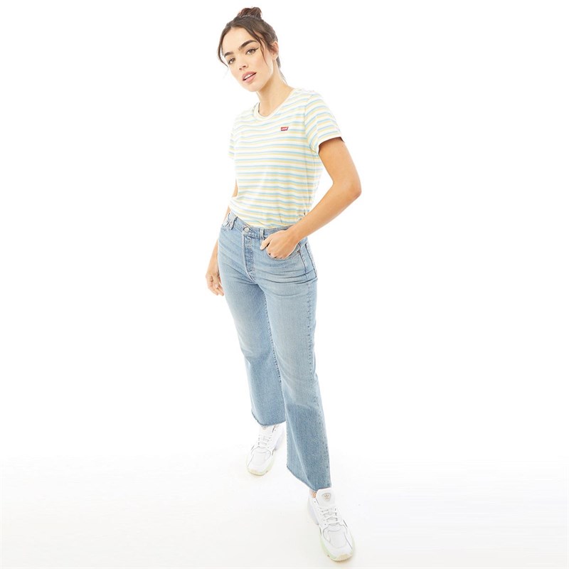 Levi's Damen Surf T-Shirt Türkis