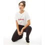 Levi's Damen Graphic Varsity Circle Logo T-Shirt Weiß