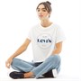 Levi's Damskie Graphic Varsity Circle Logo T-Shirt Biały