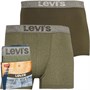 Levi's Herren Bird Eye Boxershorts Olivengrün