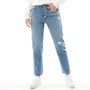 Levi's Dames 501 Cropped Jeans Blauw