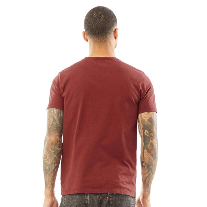 Levi's Mens Original Hm V Neck T-Shirt Port