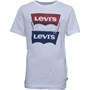 Levi's T-Shirts Triple Batwing Overlap Garçon Blanc