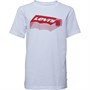 Levi's Boys 3D Stacked Batwing T-Shirt White