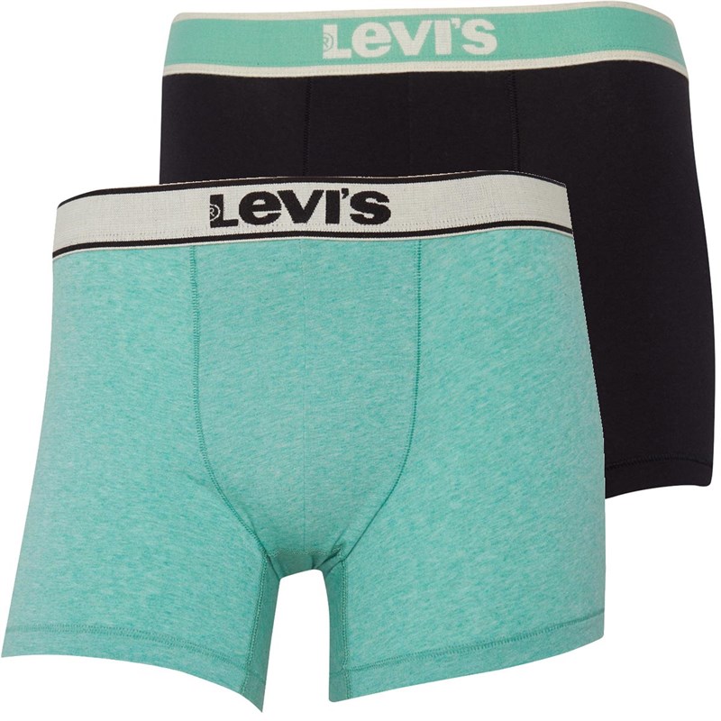 Buy Levi's Mens Vintage Heather Boxers Two Pack Mint Combo