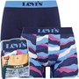 Levi's Heren Calm Camouflage Boxer Boxershorts Marineblauw