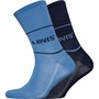 Levi's Chaussettes Short Cut Logo Sport Homme Noir Bleu Marine