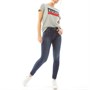 Levi's Jean Skinny 720 Hirise Super Femme Bleu Foncé