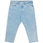 Levi's Damskie Plus Size 501 Crop Samba Rybaczki Sprany Niebieski