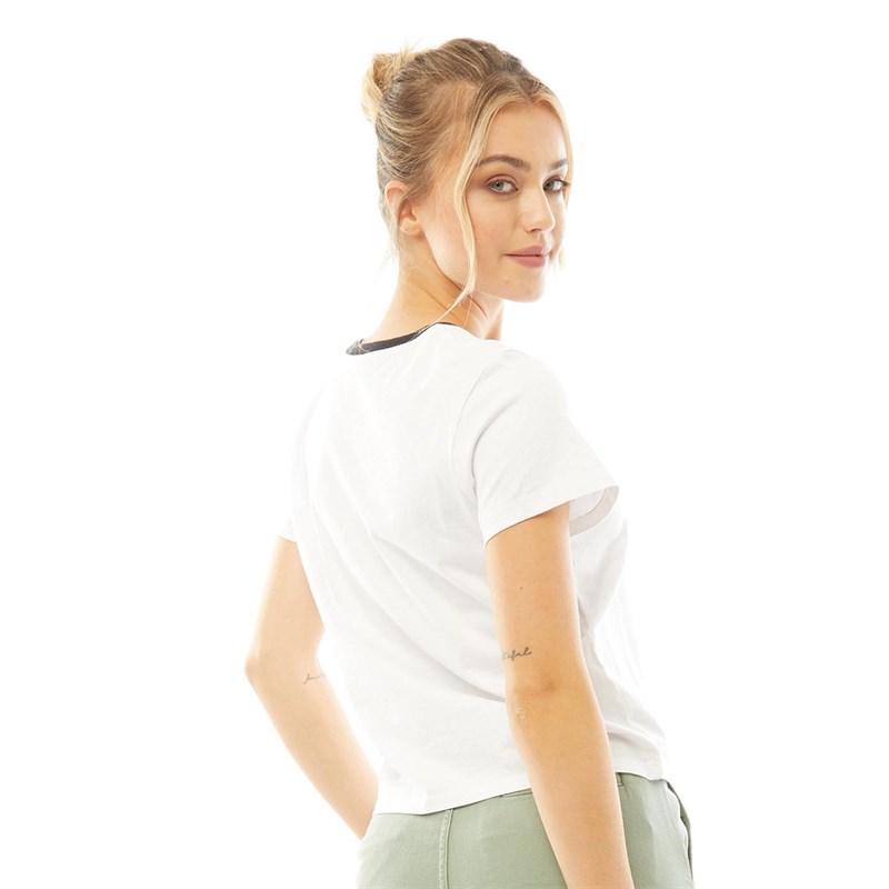 Levi's Damen Graphic Jordie T-Shirts Weiß