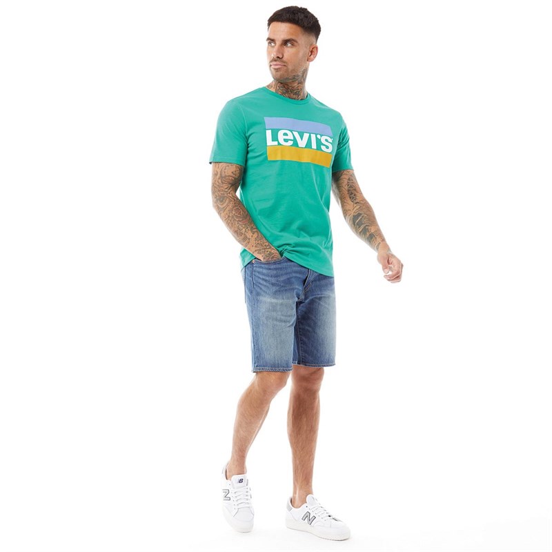 Levi's Herren Sportswear Logo Graphic T-Shirts Grün