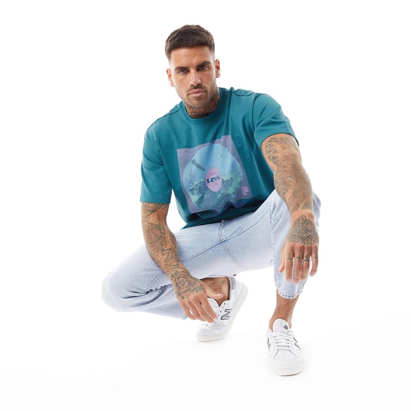 Levi's Mens Vintage Fit Graphic T-Shirt Colonial Blue