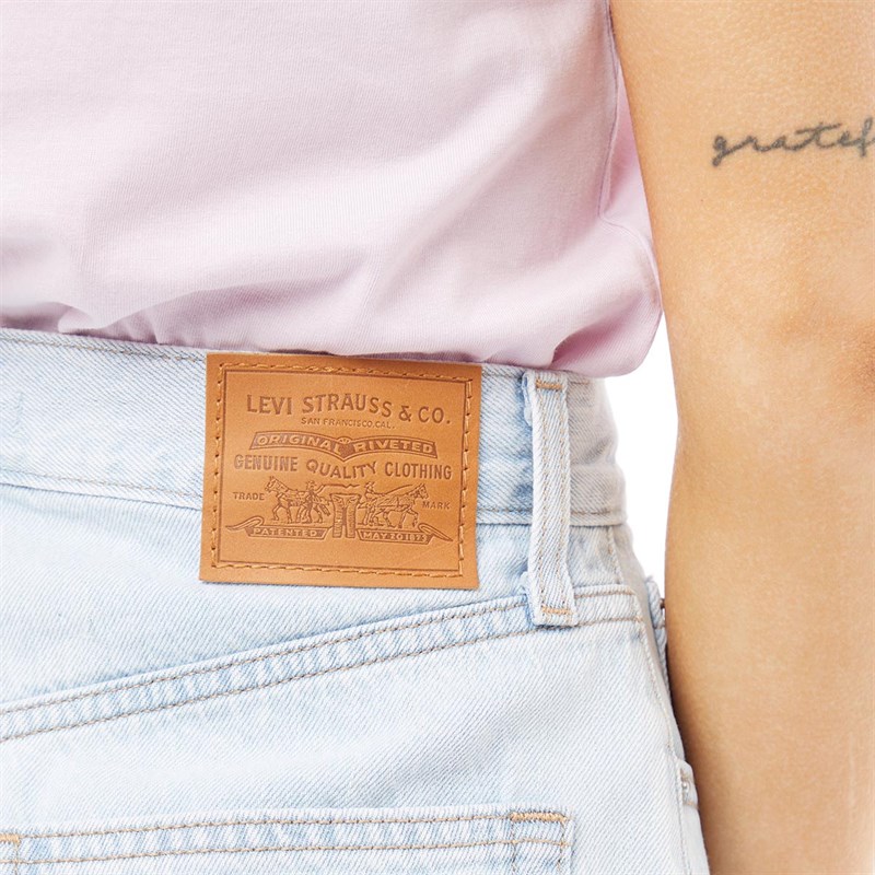 Levi's Dame High Loose Short Afslappede shorts Lys Blå