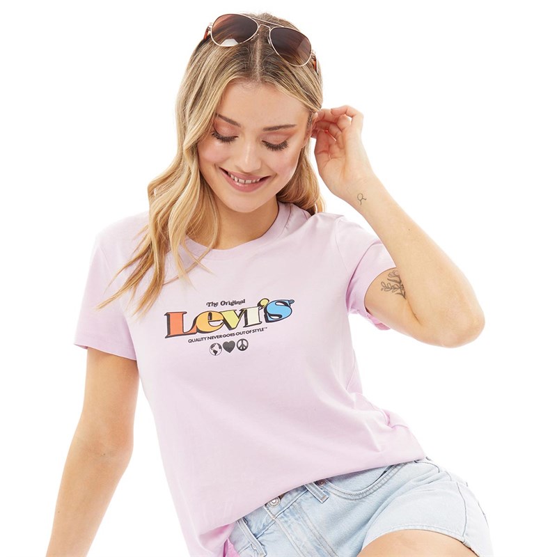 Levi's Dame The Perfect T-shirts Lys Lilla
