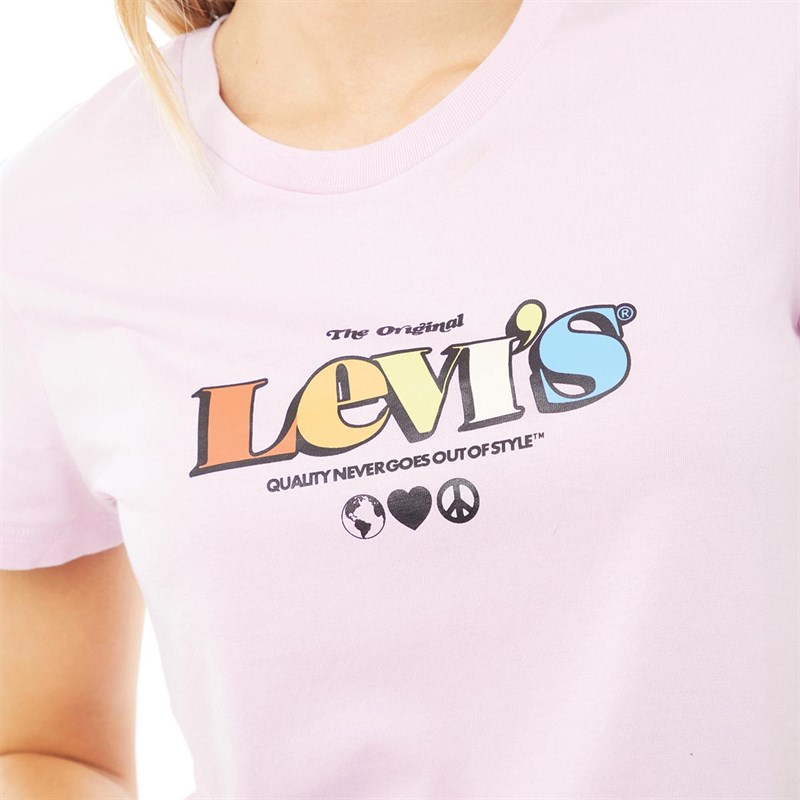 Levi's Dame The Perfect T-shirts Lys Lilla
