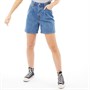 Levi's Shorts Décontractés Pleated Ribcage Short Femme Bleu