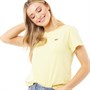 Levi's Damen Perfect T-Shirts Gelb