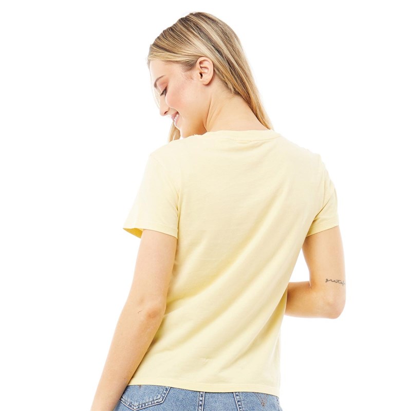 Levi's Damen Perfect T-Shirts Gelb