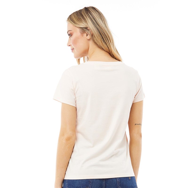 Levi's Damskie Perfec T-shirty Blady Brzoskwiniowy