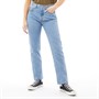 Levi's Dame 501® Jeans Med Lige Ben Blå
