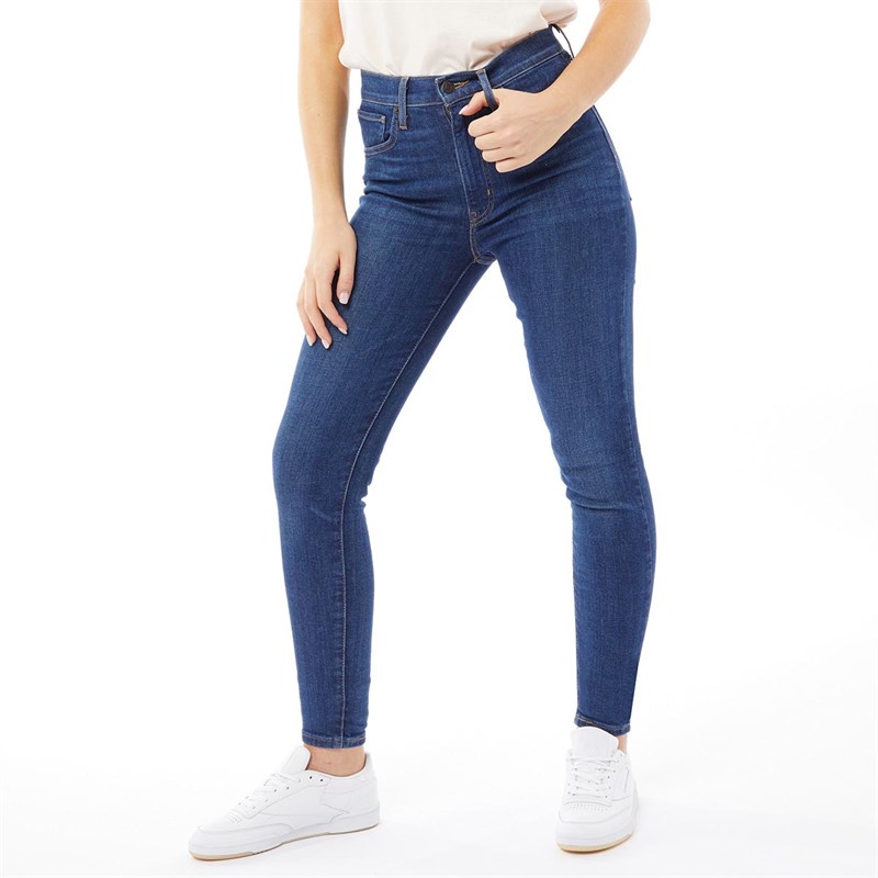 Levi's Dame Mile High Super Skinny Jeans Mørk Blå