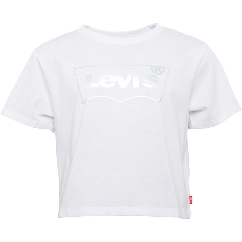 T-shirt Levi's Fille – Manches Longues, Motif Pailleté Batwing, Coupe Regular, Viscose Douce
