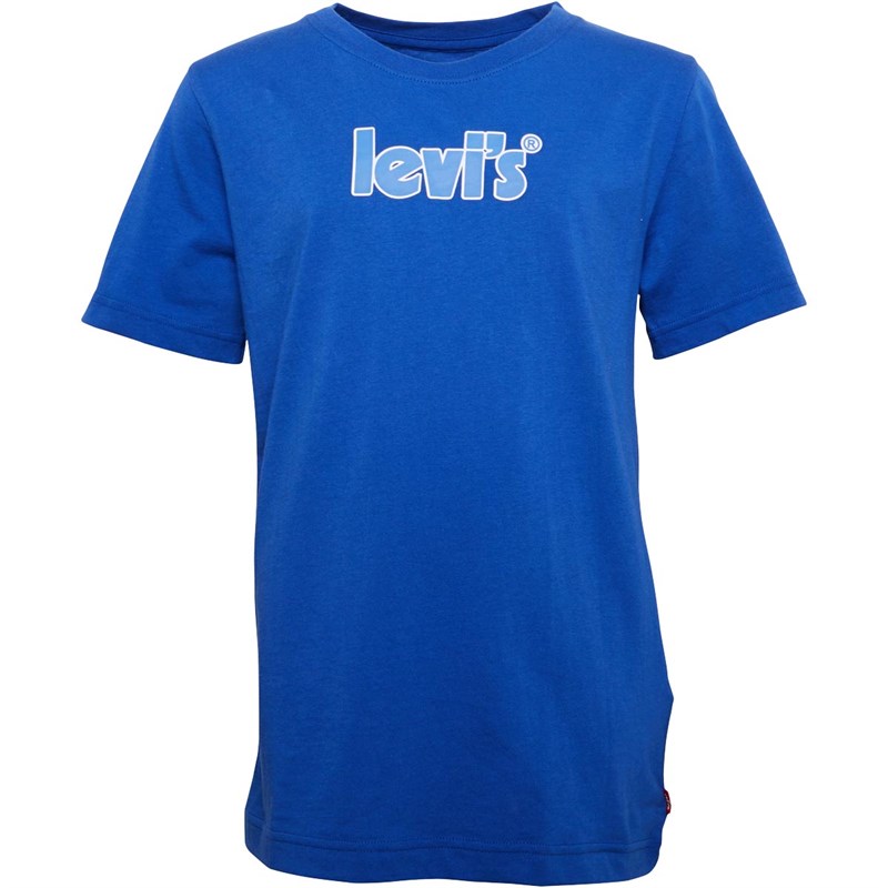 Levi's Infant Short Sleeve Graphic T-Shirt Surf The Web Blue