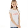Levi's Dziewczęce Basic Topy Biały