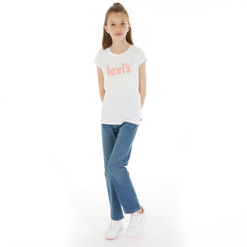 Levi's T-shirt basique blanc fille