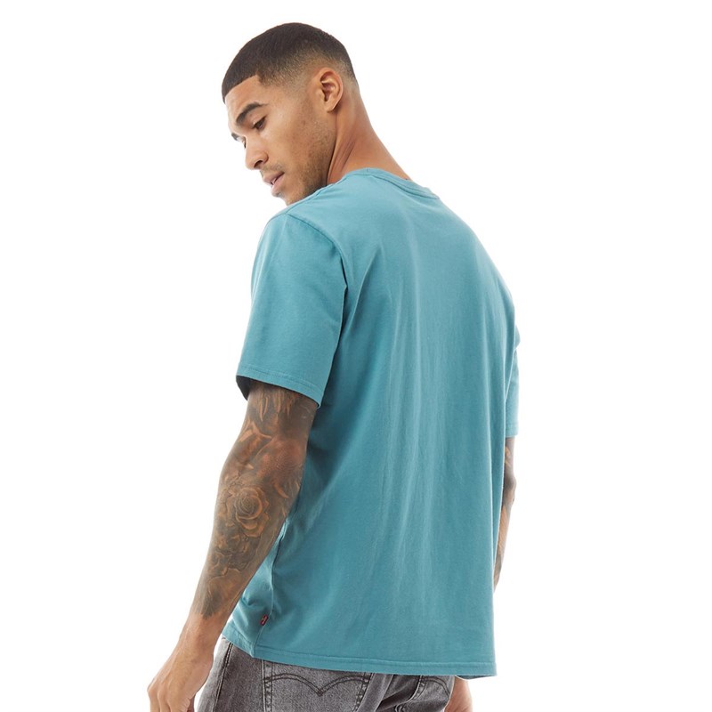 Levi's Mens Relaxed Fit T-shirt SSNL MV Brittany Blue