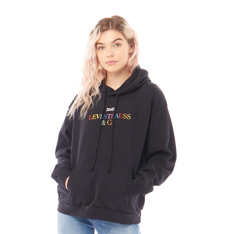 Levi's unbasic hoodie on sale black